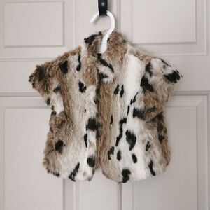 2/$30 Old Navy faux fur cardigan size 4